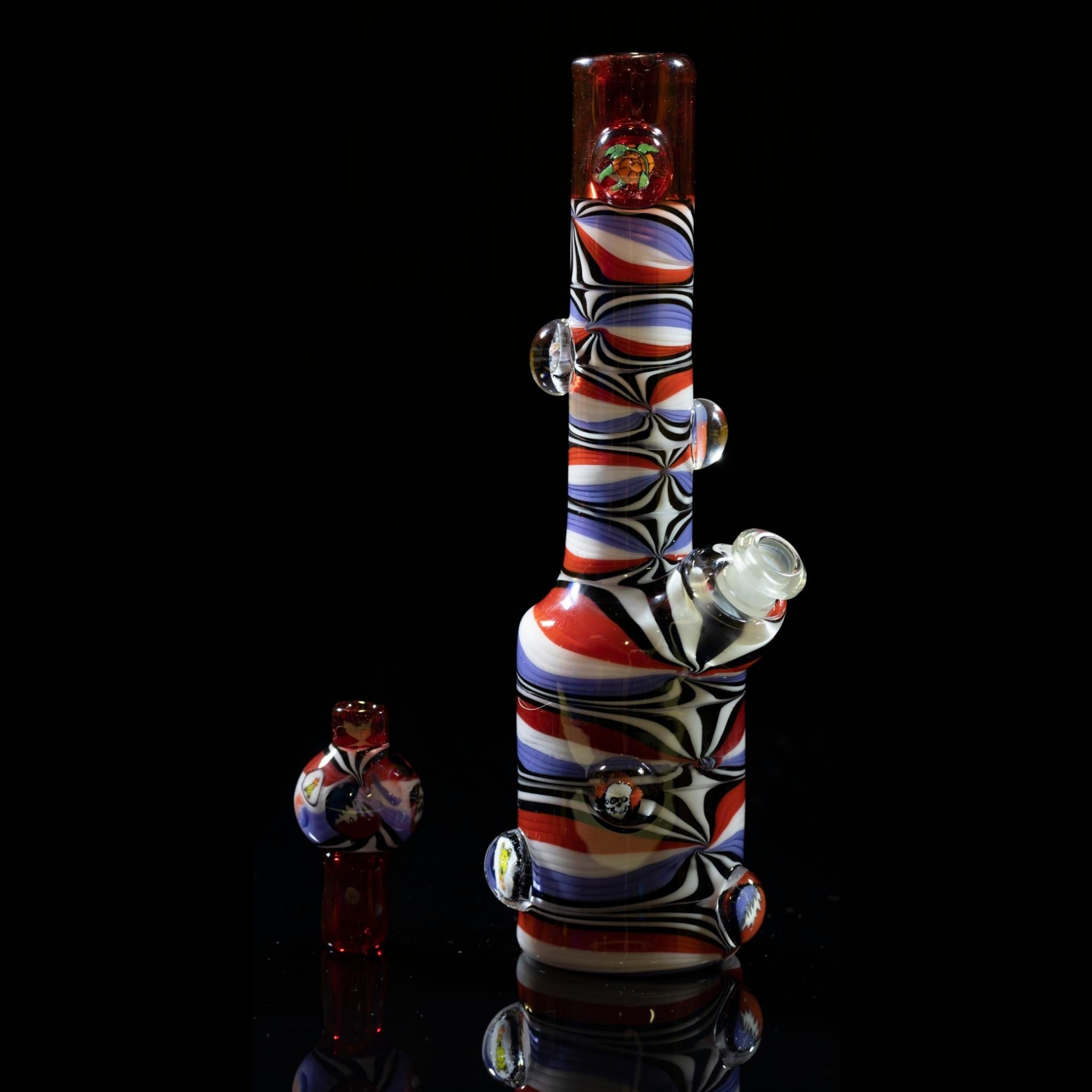 Peejay Glass - Red Bands